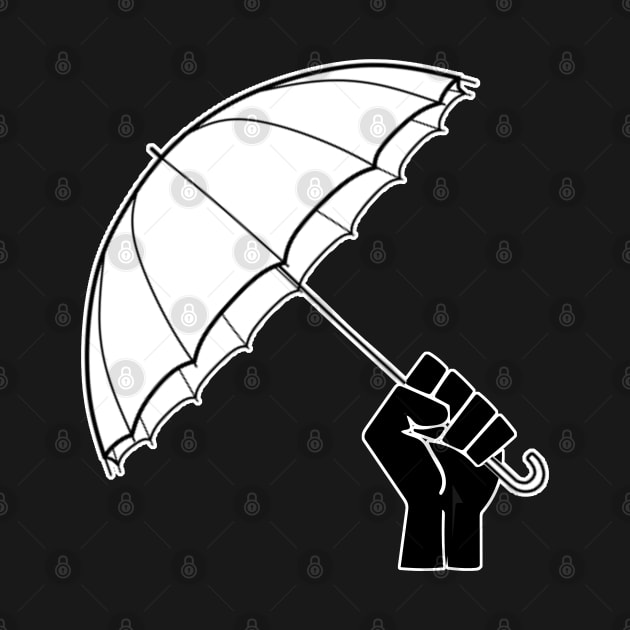 Black Lives Matter Protest Umbrella Frontline Defender by aaallsmiles