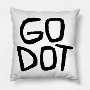 Go Dot, Samuel Beckett, Godot Pillow