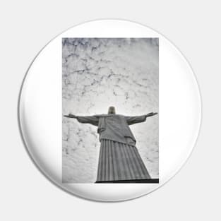 Cristo Redentor with Aureole, Corcovado - Rio de Janeiro Pin