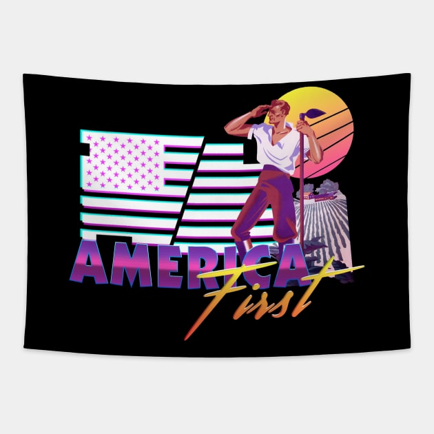 America First Tapestry by tshirtnationalism