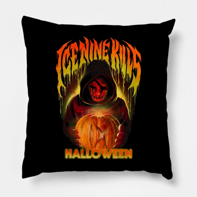 Ice Music Nine Band Kills  – INK Halloween Silence Pillow by lianbiang