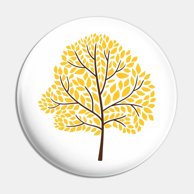 Autumn tree Pin by katerinamk