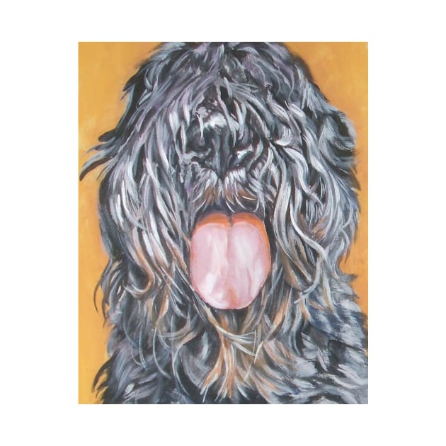 Bouvier Des Flandres Fine Art Painting by LASHEPARD