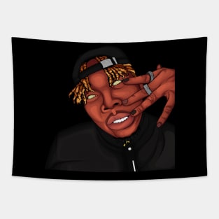 BLACK VECTOR ARTWORK Tapestry