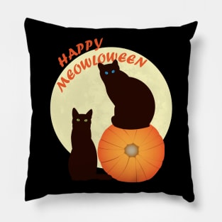 Happy Meowloween Pillow