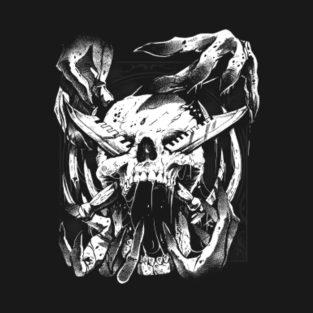 T Shirts Creepy Skull Teepublic Fr