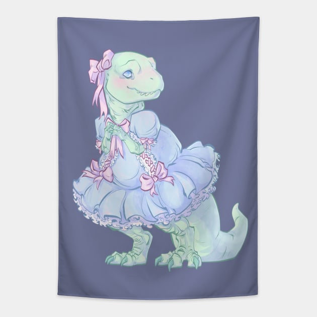 Pastel Rex Tapestry by SelkieIngenue