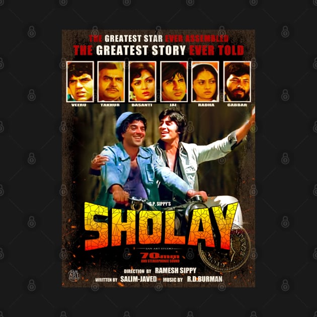 Sholay by SAN ART STUDIO 