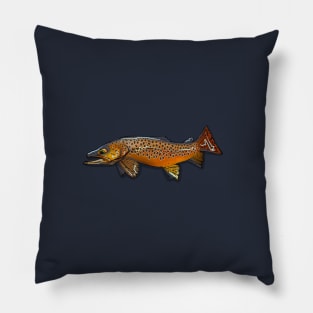 Brown Trout Pillow