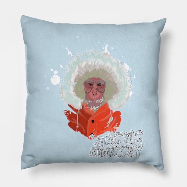 Arctic Monkey Pillow by MisconceivedFantasy