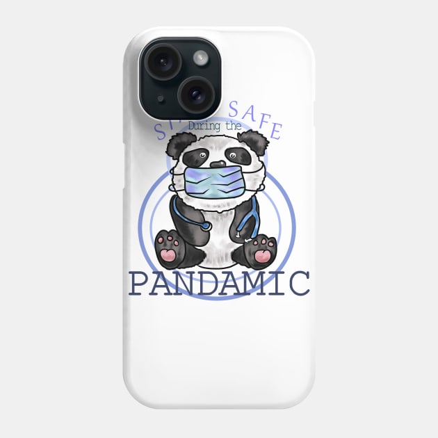 Pandamic Phone Case by Incendiarius