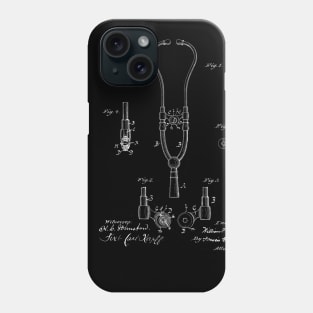 Stethoscope Vintage Patent Drawing Phone Case