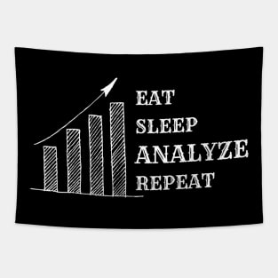 Eat sleep analyze repeat Tapestry