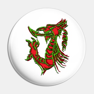 Welsh dragon Pin