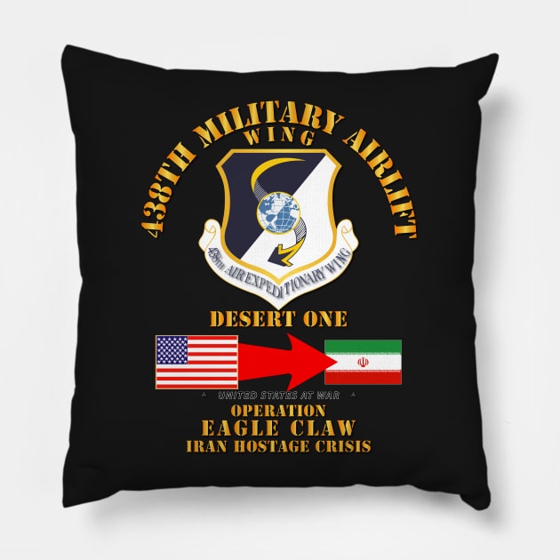 Operation Eagle Claw - Iran - 438th MAW Pillow by twix123844