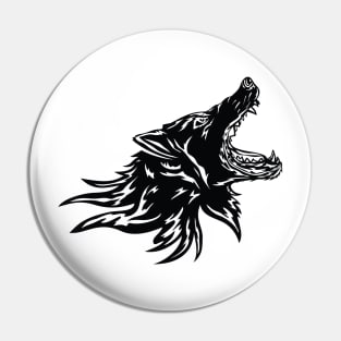 Beauty Wolf Pin