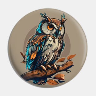 Magnetic owl eyes Pin