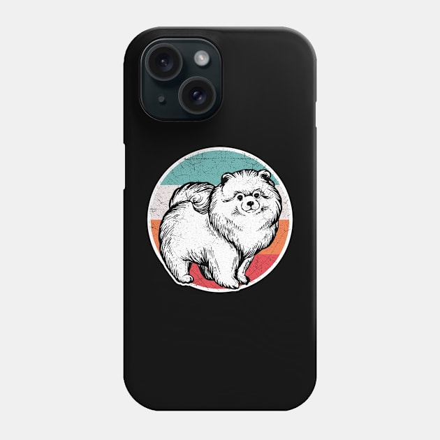 Vintage Retro Pomeranian Phone Case by aaltadel