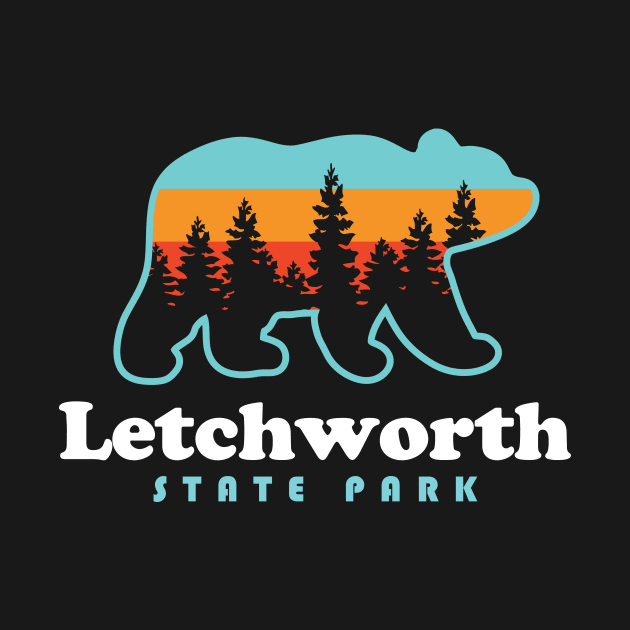 Letchworth State Park Trails Bears New York by PodDesignShop