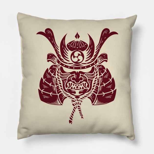 Samurai Pillow by Surururr