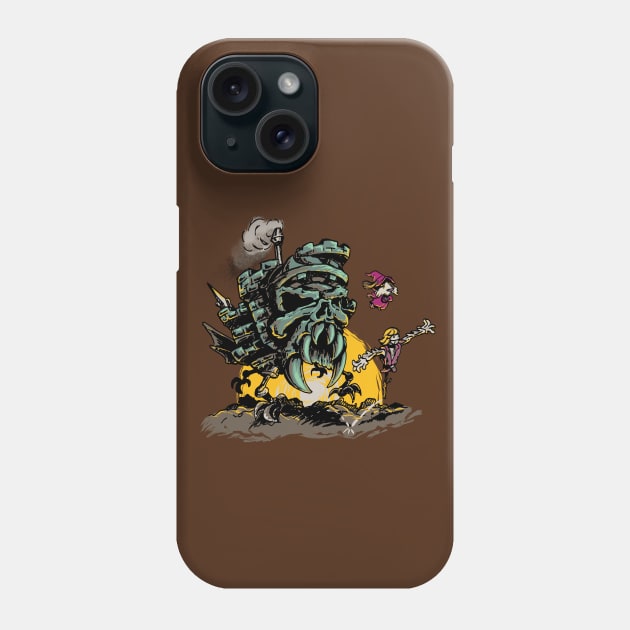 Moving Castle Grayskull Phone Case by dann