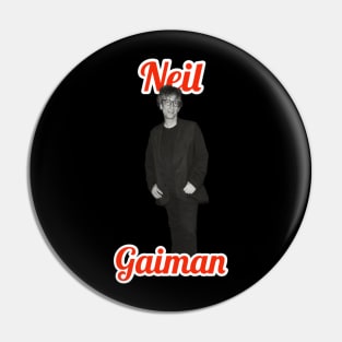 Neil Gaiman Pin