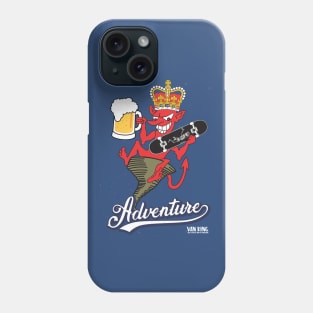 van King - King Devil Sk8 and Draft beer - Adventure Phone Case