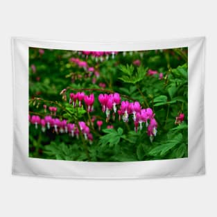 Bleeding Heart Flowers Tapestry