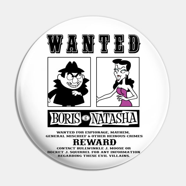 Wanted Poster Pin by Travis Brown