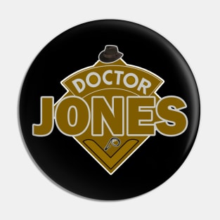 Indiana Jones - Doctor Who Style Logo Pin