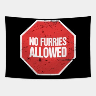 Funny Anthro Furry Fandom Fursuit Con Gift Tapestry