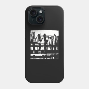 Liminal Space Monochrome Abstraction Phone Case