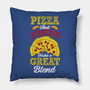 Pizza and Friend make a great Blend Pillow