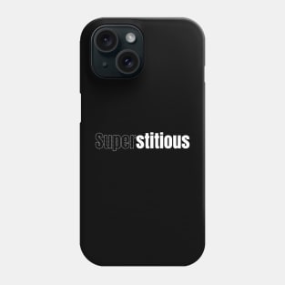 Not Superstitious Little Stitious The Office White Phone Case