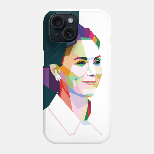 WPAP kate middleton Phone Case by pucil03