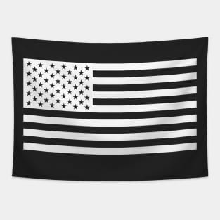 US Flag - White Tapestry