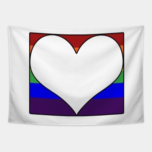 LGBT Heart Block Tapestry