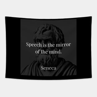 Seneca's Reflection: Speech as the Mirror of Thought Tapestry