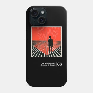 Standing Up Straight - Minimalist Style Graphic Design Phone Case