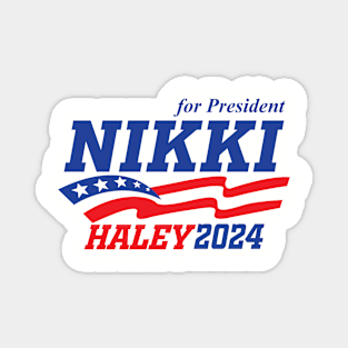 For President Nikki Haley 2024 Magnet