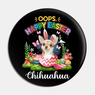 Bunny Chihuahua Oops Happy Easter Eggs 2024, Easter Dog Pin