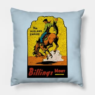 Billings Montana Pillow
