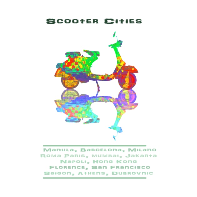 Scooter Cities by AaaahEeeekStudio