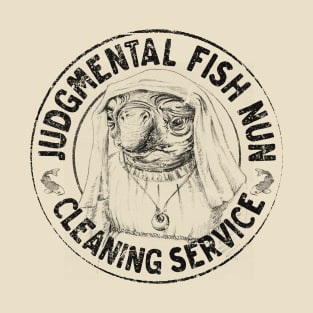Judgmental Fish Nun T-Shirt