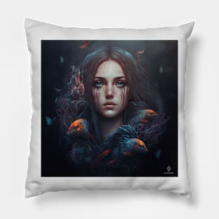 Portrait of eve Pillow