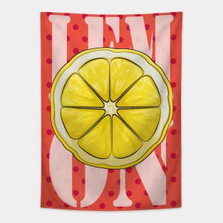 Lemon retro Poster Tapestry