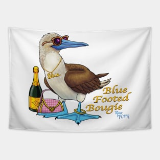 Blue Footed Bougie Tapestry