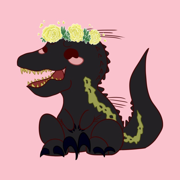 EndoRaptor Chibi Flower by kelsmister