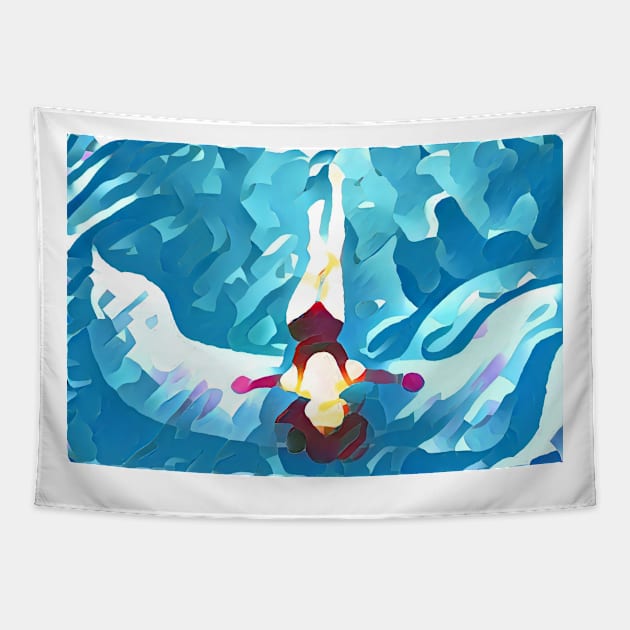 Pool party Tapestry by forestep