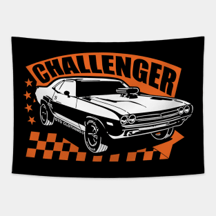 Dodge Challenger Car Tapestry